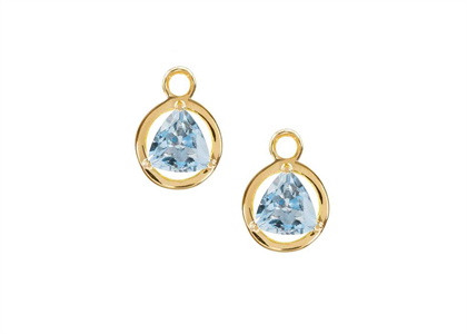 Plain Stud Gemstone Fashion Earrings